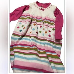 NWT Gymboree CUPCAKE CUTIE Sz 4T Sweet PolkaDot & Stripe Sweater Jumper